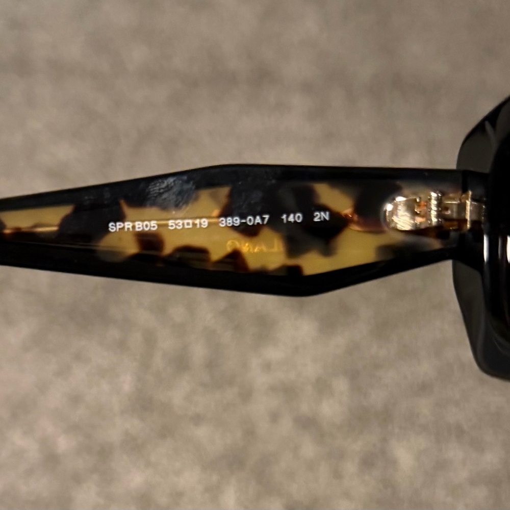 Prada Black Rectangular Sunglasses - image 4